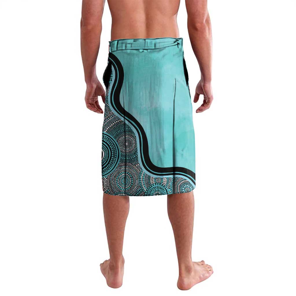 Custom Brisbane Heat Lavalava Indigenous Art - Grunge Style