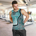 Custom Brisbane Heat Men Tank Top Indigenous Art - Grunge Style