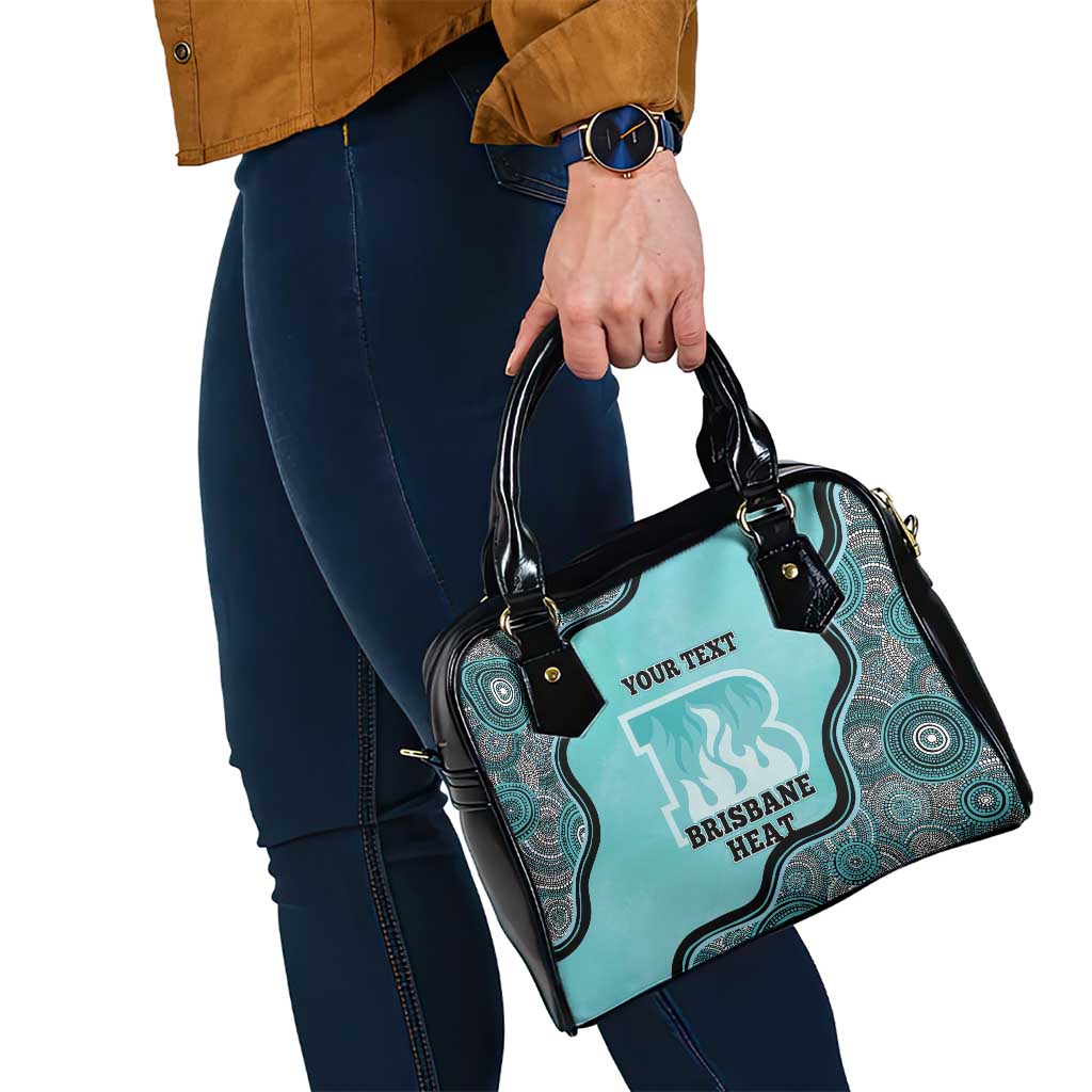 Custom Brisbane Heat Shoulder Handbag Indigenous Art - Grunge Style