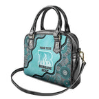 Custom Brisbane Heat Shoulder Handbag Indigenous Art - Grunge Style