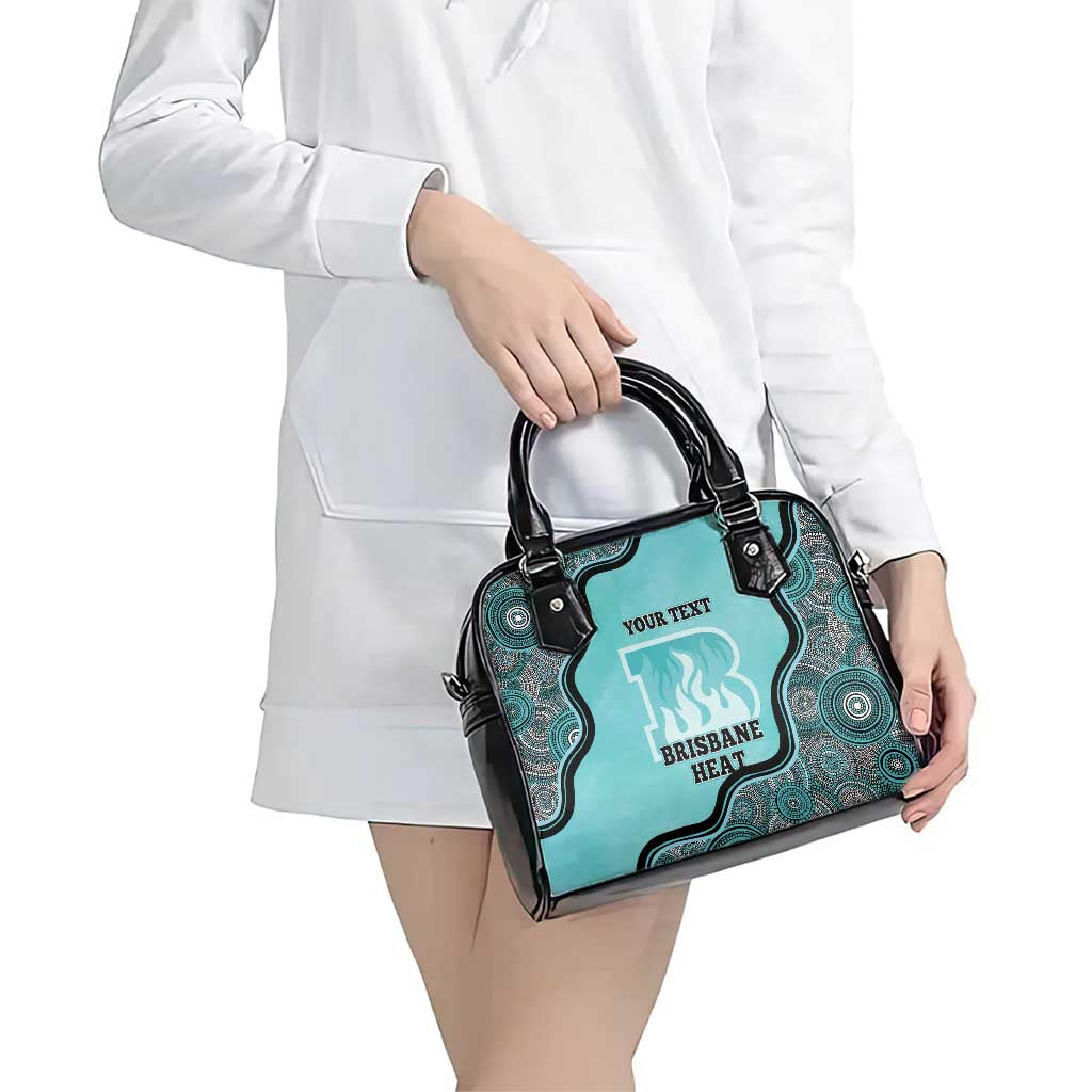 Custom Brisbane Heat Shoulder Handbag Indigenous Art - Grunge Style