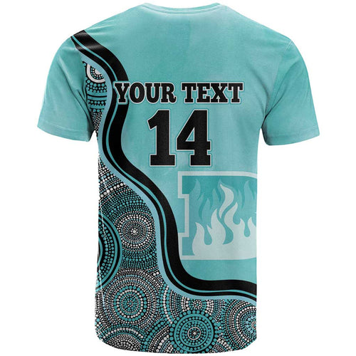 Custom Brisbane Heat T Shirt Indigenous Art - Grunge Style