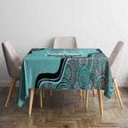 Custom Brisbane Heat Tablecloth Indigenous Art - Grunge Style