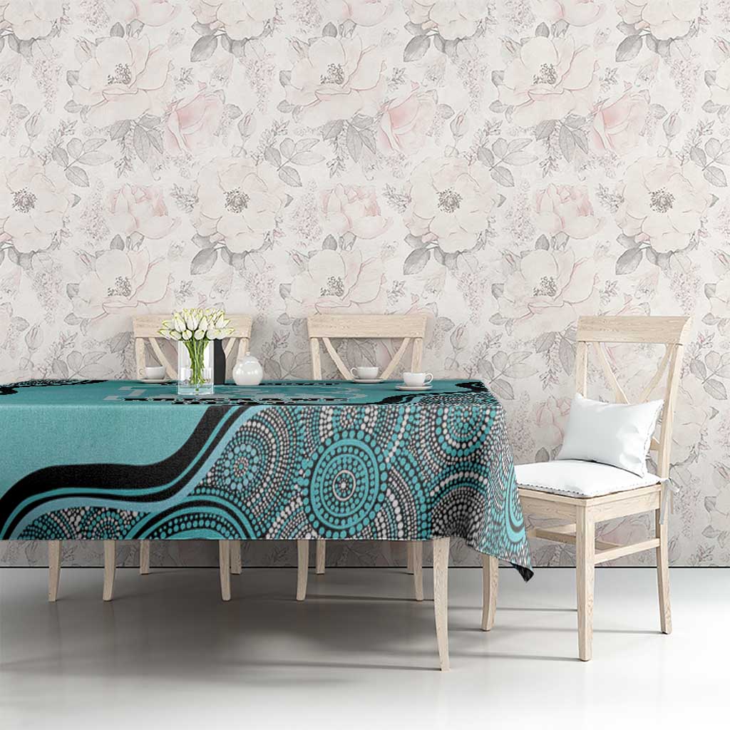 Custom Brisbane Heat Tablecloth Indigenous Art - Grunge Style
