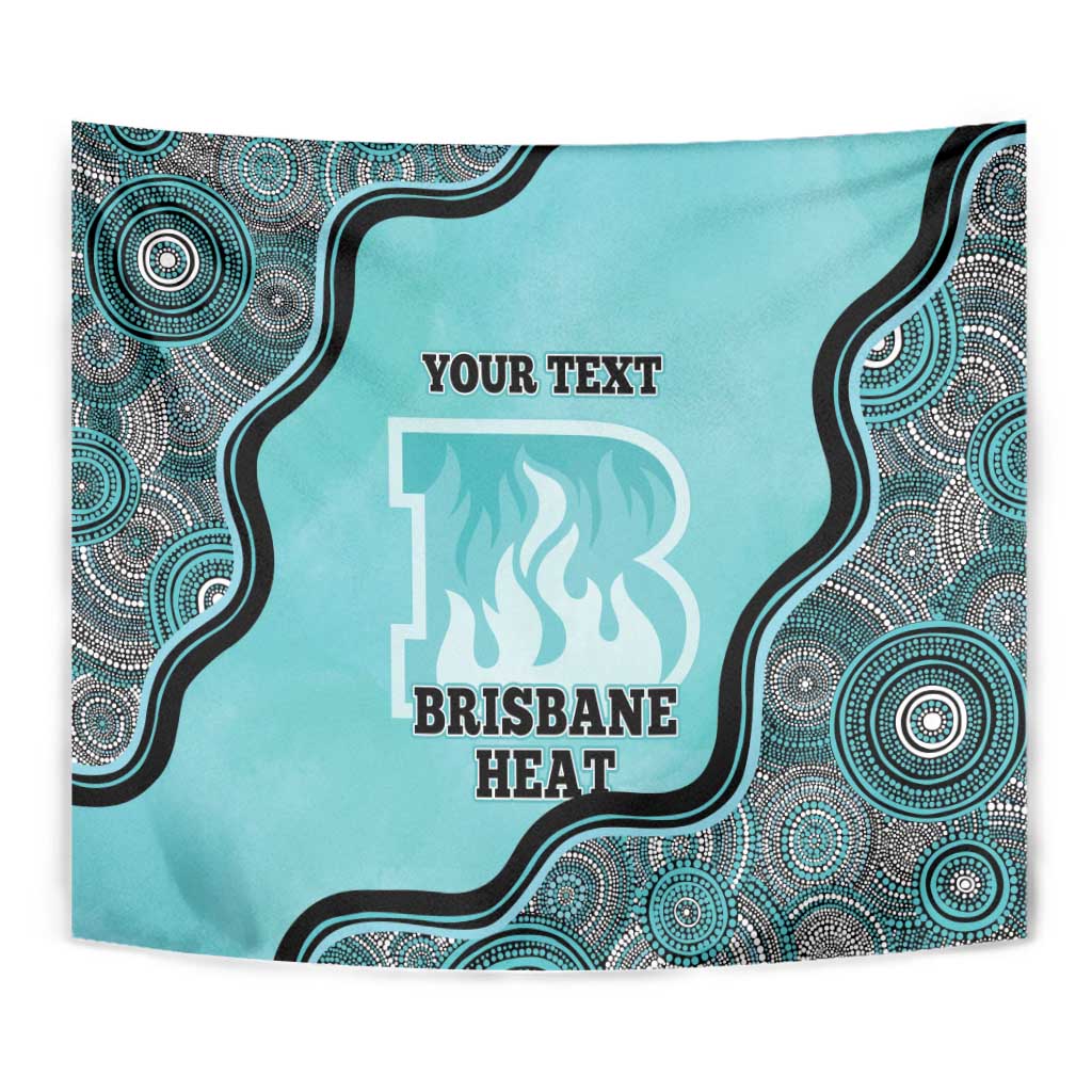Custom Brisbane Heat Tapestry Indigenous Art - Grunge Style