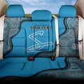 Custom Adelaide Strikers Back Car Seat Cover Indigenous Art - Grunge Style