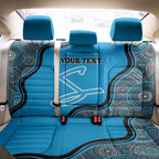 Custom Adelaide Strikers Back Car Seat Cover Indigenous Art - Grunge Style
