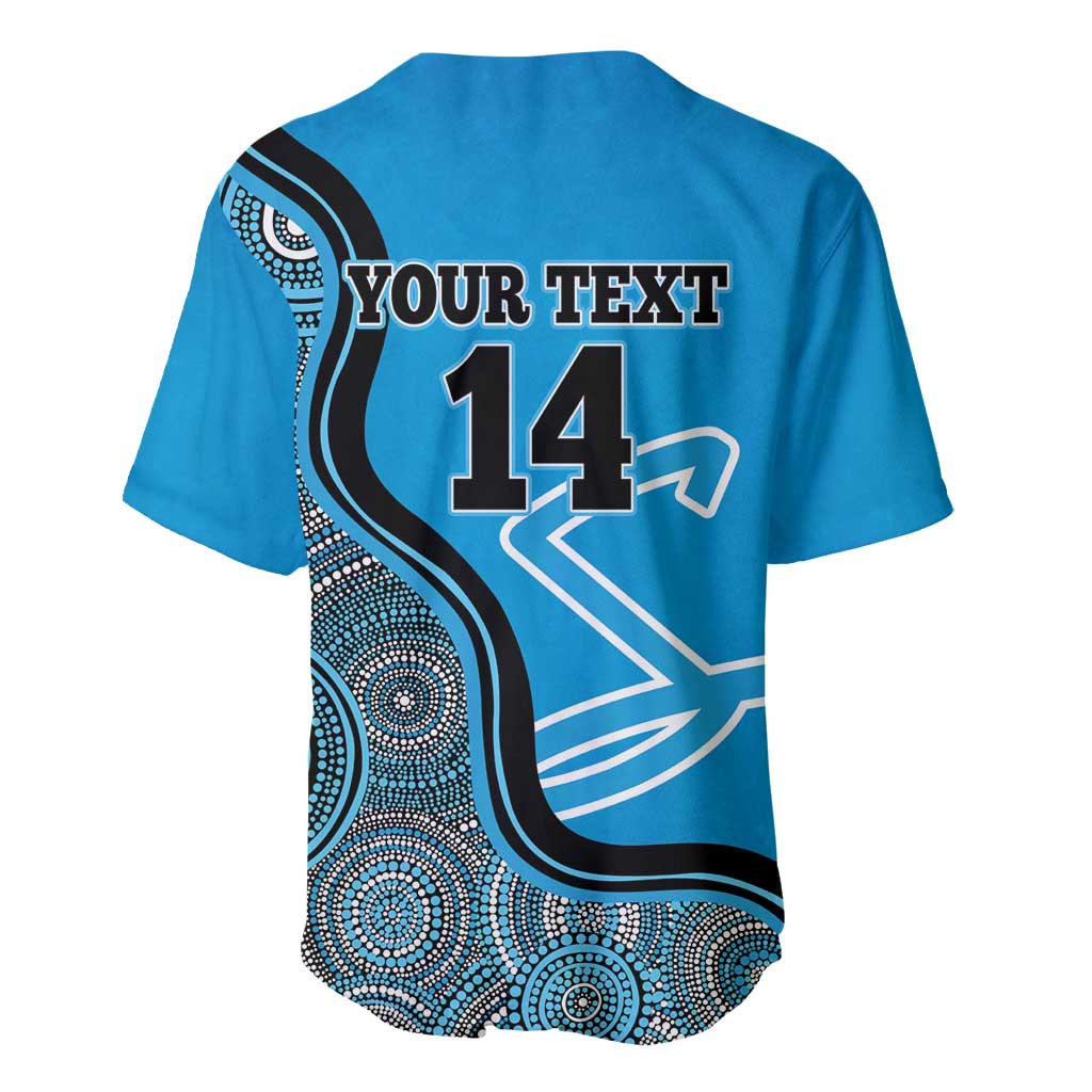 Custom Adelaide Strikers Baseball Jersey Indigenous Art - Grunge Style