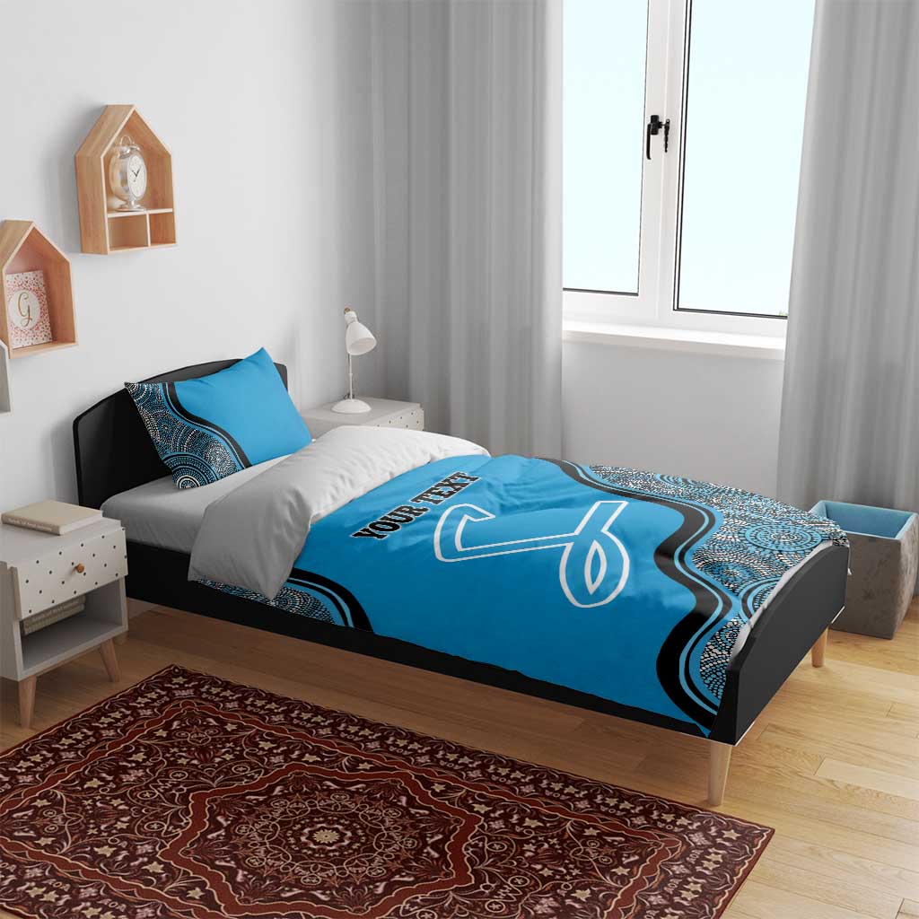 Custom Adelaide Strikers Bedding Set Indigenous Art - Grunge Style
