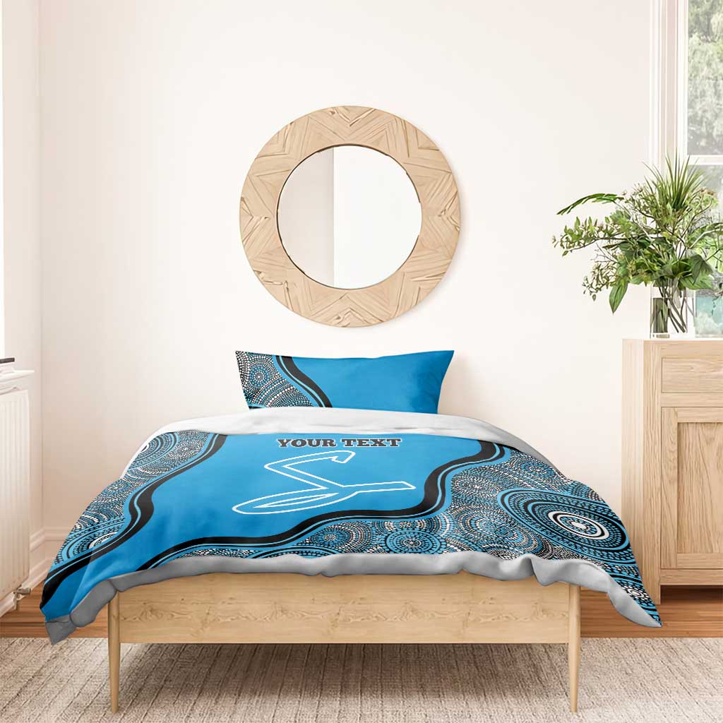 Custom Adelaide Strikers Bedding Set Indigenous Art - Grunge Style