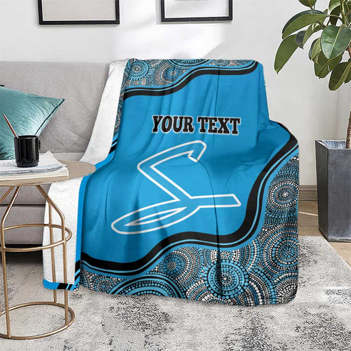 Custom Adelaide Strikers Blanket Indigenous Art - Grunge Style