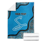 Custom Adelaide Strikers Blanket Indigenous Art - Grunge Style