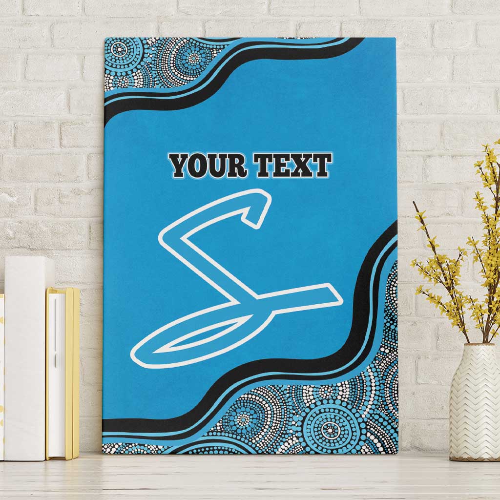 Custom Adelaide Strikers Canvas Wall Art Indigenous Art - Grunge Style