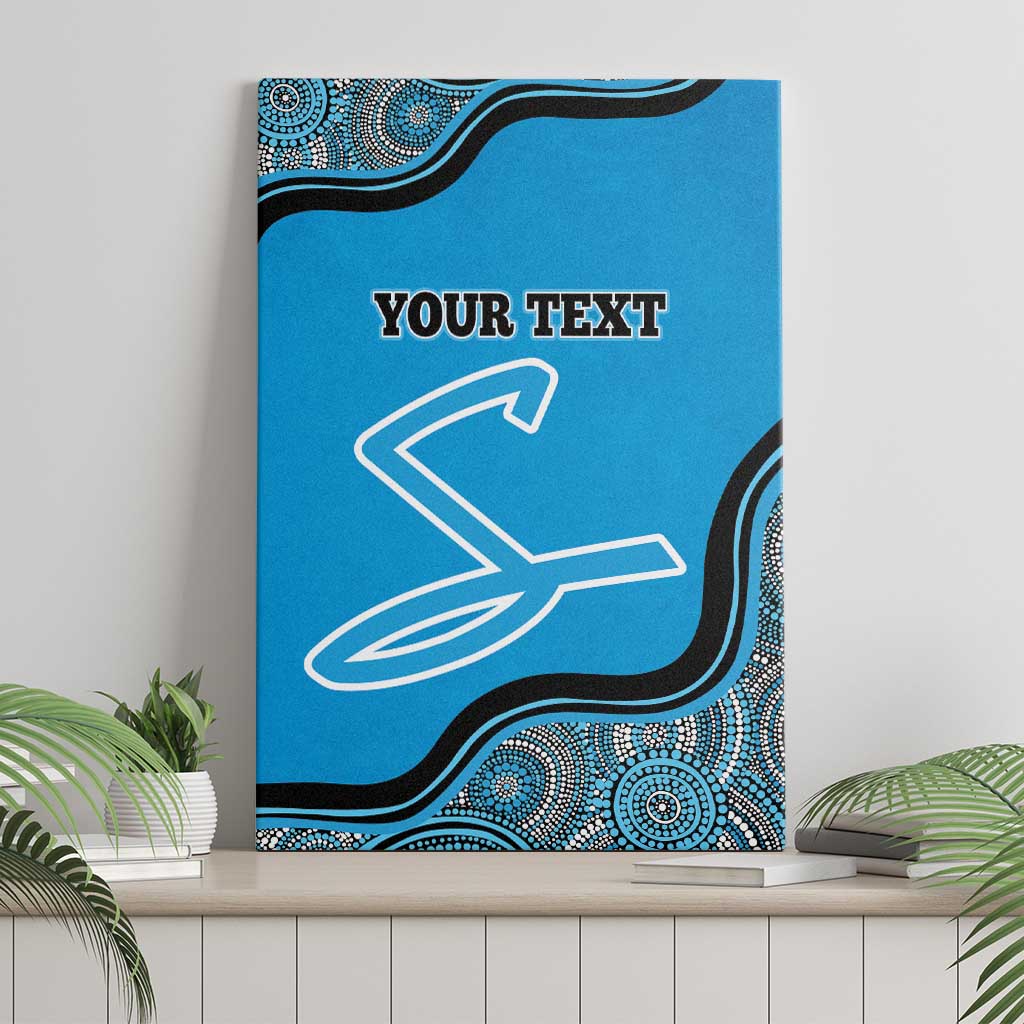 Custom Adelaide Strikers Canvas Wall Art Indigenous Art - Grunge Style