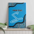 Custom Adelaide Strikers Canvas Wall Art Indigenous Art - Grunge Style