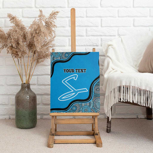Custom Adelaide Strikers Canvas Wall Art Indigenous Art - Grunge Style