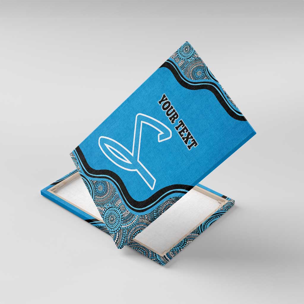 Custom Adelaide Strikers Canvas Wall Art Indigenous Art - Grunge Style