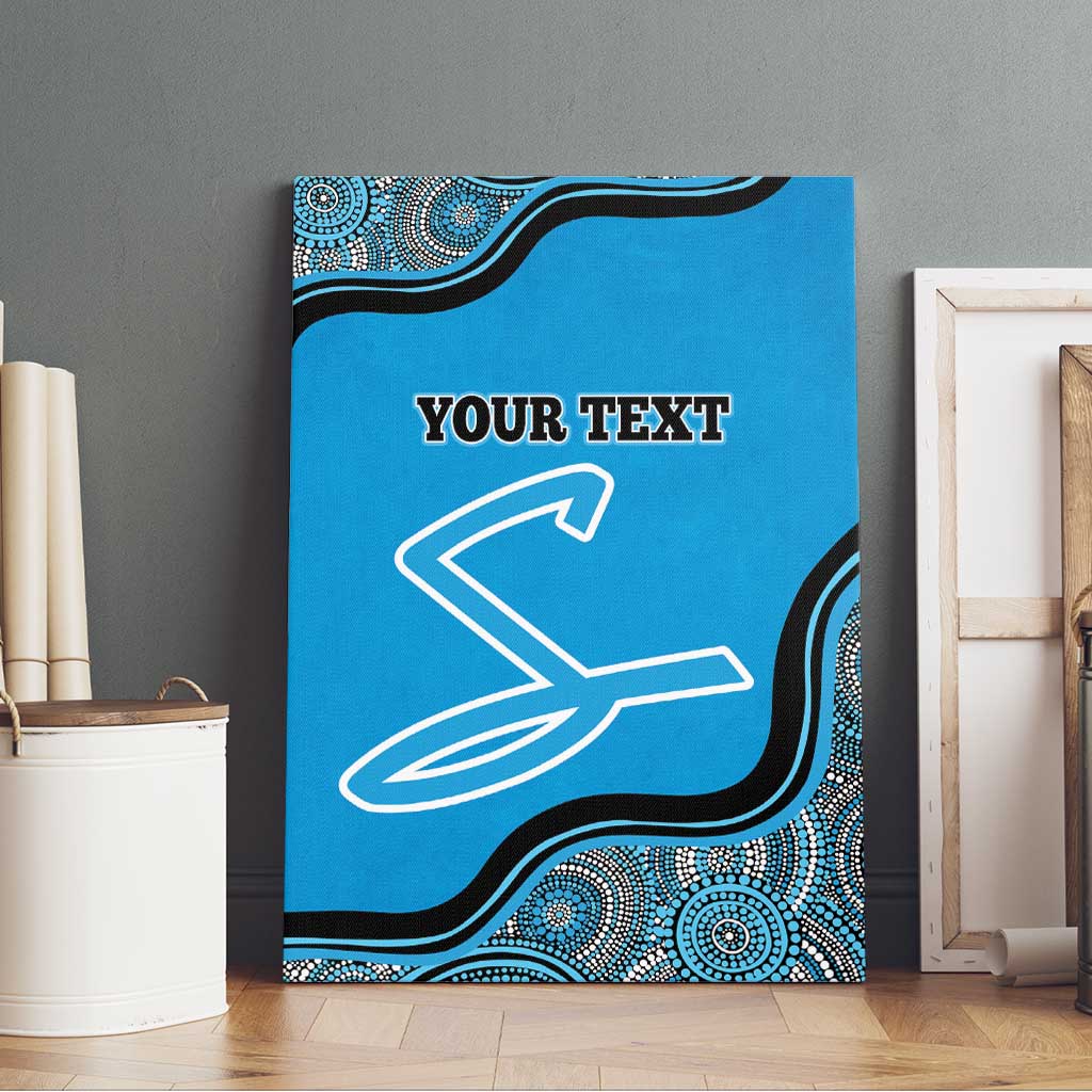 Custom Adelaide Strikers Canvas Wall Art Indigenous Art - Grunge Style