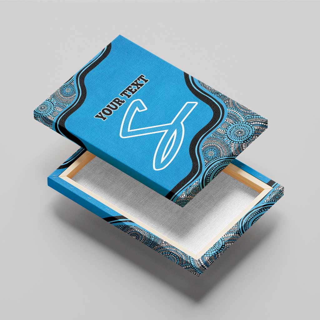 Custom Adelaide Strikers Canvas Wall Art Indigenous Art - Grunge Style