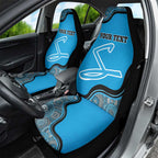 Custom Adelaide Strikers Car Seat Cover Indigenous Art - Grunge Style
