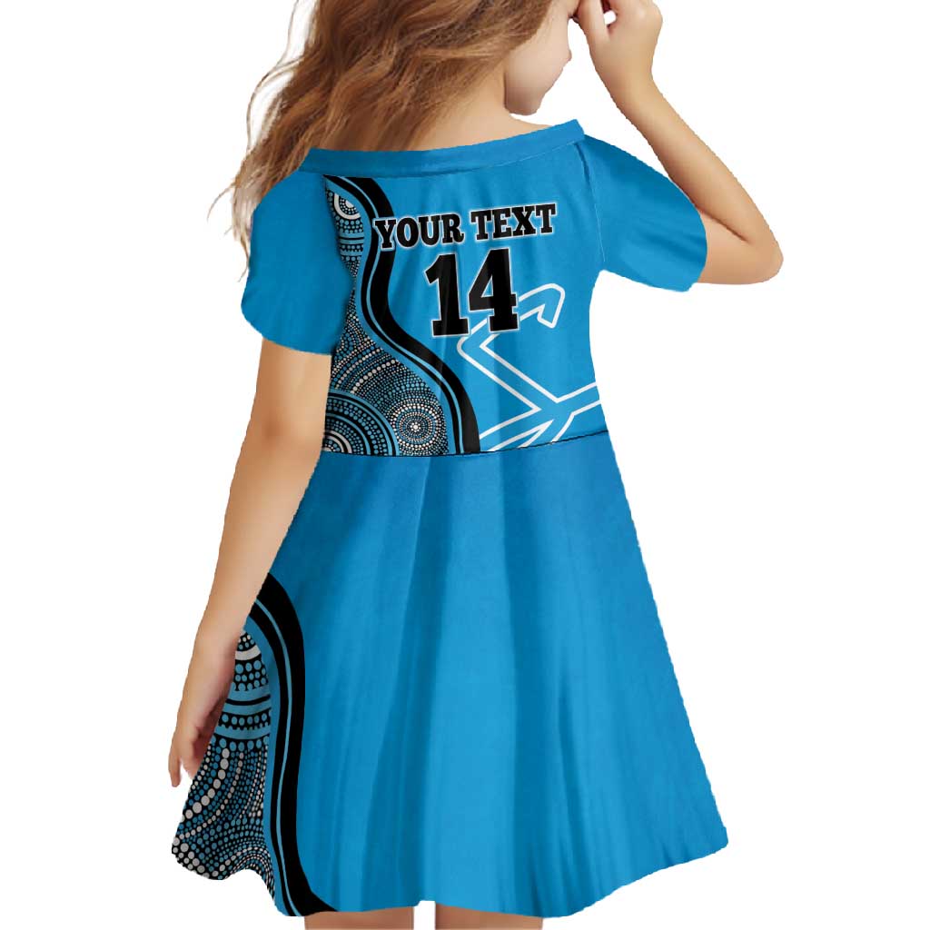 Custom Adelaide Strikers Family Matching Mermaid Dress and Hawaiian Shirt Indigenous Art - Grunge Style