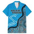 Custom Adelaide Strikers Family Matching Mermaid Dress and Hawaiian Shirt Indigenous Art - Grunge Style