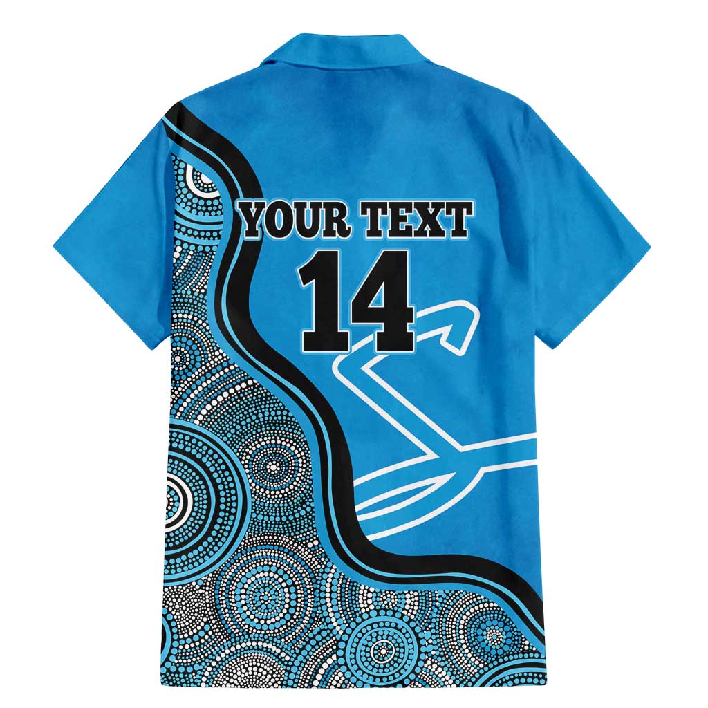 Custom Adelaide Strikers Family Matching Mermaid Dress and Hawaiian Shirt Indigenous Art - Grunge Style