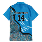 Custom Adelaide Strikers Family Matching Mermaid Dress and Hawaiian Shirt Indigenous Art - Grunge Style