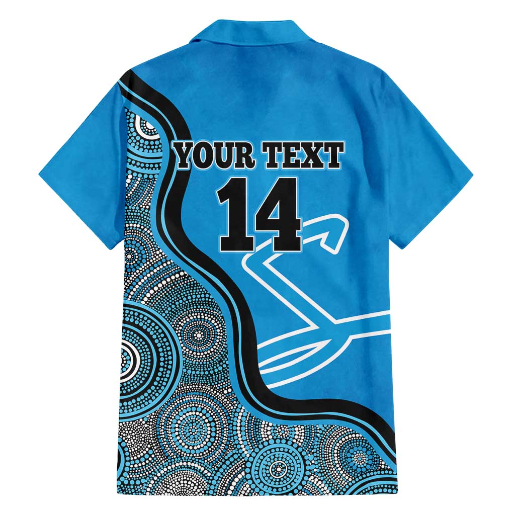 Custom Adelaide Strikers Family Matching Off Shoulder Maxi Dress and Hawaiian Shirt Indigenous Art - Grunge Style