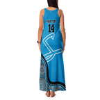 Custom Adelaide Strikers Family Matching Tank Maxi Dress and Hawaiian Shirt Indigenous Art - Grunge Style