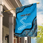 Custom Adelaide Strikers Garden Flag Indigenous Art - Grunge Style