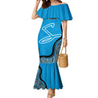 Custom Adelaide Strikers Mermaid Dress Indigenous Art - Grunge Style
