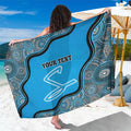 Custom Adelaide Strikers Sarong Indigenous Art - Grunge Style