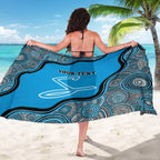 Custom Adelaide Strikers Sarong Indigenous Art - Grunge Style