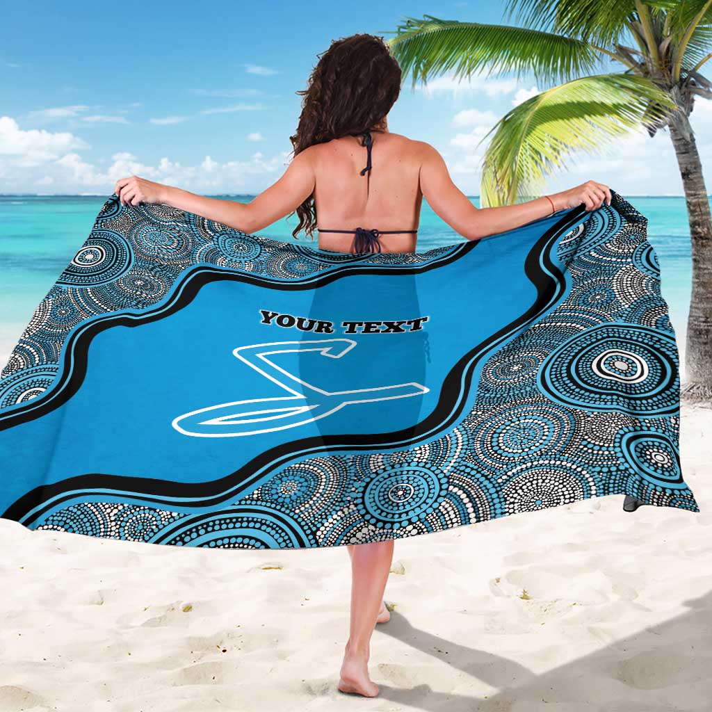 Custom Adelaide Strikers Sarong Indigenous Art - Grunge Style
