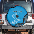Custom Adelaide Strikers Spare Tire Cover Indigenous Art - Grunge Style