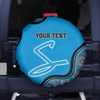 Custom Adelaide Strikers Spare Tire Cover Indigenous Art - Grunge Style