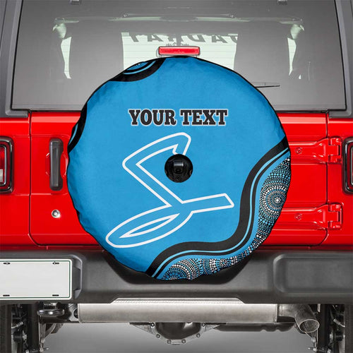Custom Adelaide Strikers Spare Tire Cover Indigenous Art - Grunge Style