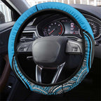 Adelaide Strikers Steering Wheel Cover Indigenous Art - Grunge Style