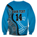 Custom Adelaide Strikers Sweatshirt Indigenous Art - Grunge Style