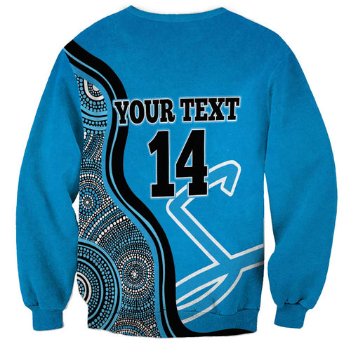Custom Adelaide Strikers Sweatshirt Indigenous Art - Grunge Style