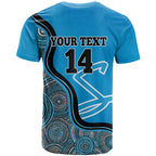 Custom Adelaide Strikers T Shirt Indigenous Art - Grunge Style