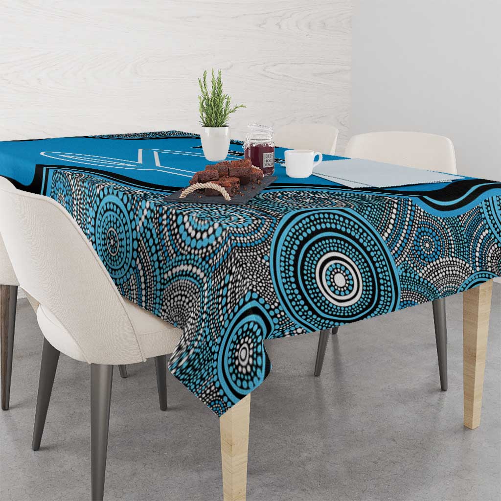 Custom Adelaide Strikers Tablecloth Indigenous Art - Grunge Style