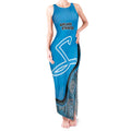 Custom Adelaide Strikers Tank Maxi Dress Indigenous Art - Grunge Style