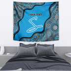 Custom Adelaide Strikers Tapestry Indigenous Art - Grunge Style