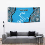 Custom Adelaide Strikers Tapestry Indigenous Art - Grunge Style