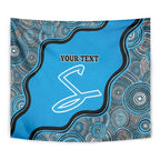 Custom Adelaide Strikers Tapestry Indigenous Art - Grunge Style