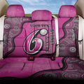 Custom Sydney Sixers Back Car Seat Cover Indigenous Art - Grunge Style