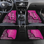 Custom Sydney Sixers Car Mats Indigenous Art - Grunge Style