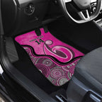 Custom Sydney Sixers Car Mats Indigenous Art - Grunge Style